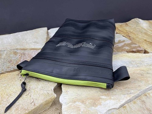 Upcycling Lunchbag - Reißverschlussfarbe hellgrün